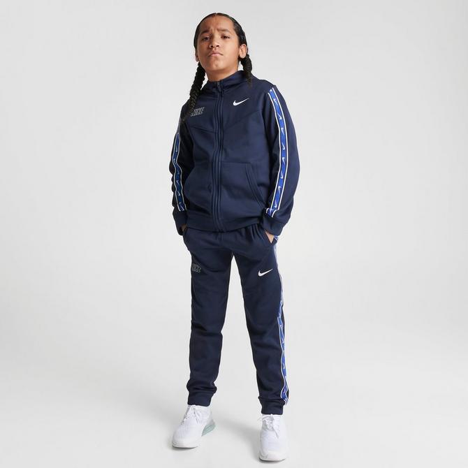 Nike tape best sale tracksuit boys