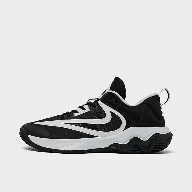Right view of Nike Giannis Immortality 3 Basketball Shoes in Black/White/White/Black Click to zoom