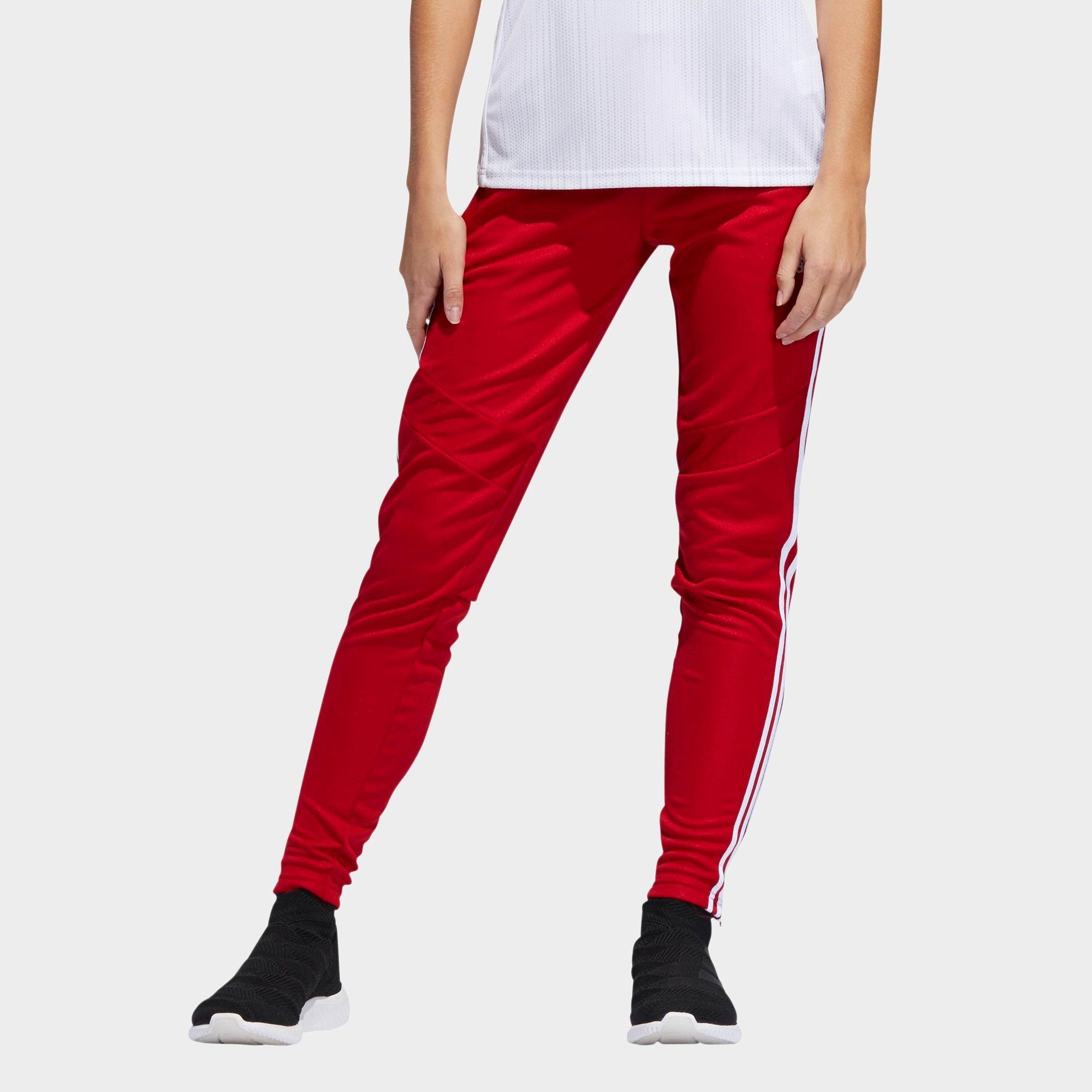 adidas red training pants