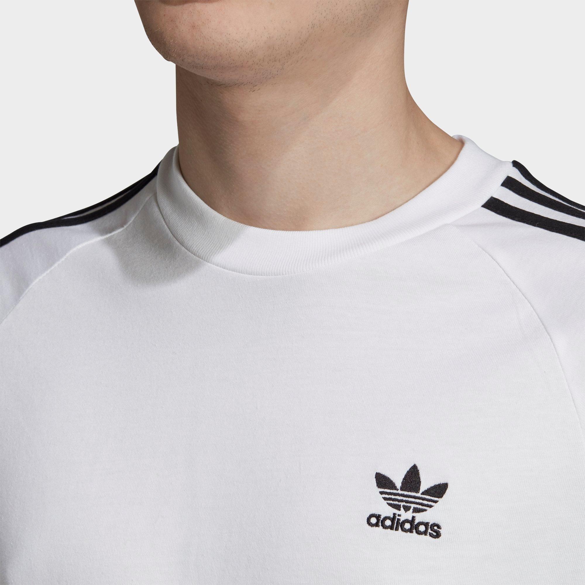 Men S Adidas Originals 3 Stripes Long Sleeve T Shirt Finish Line