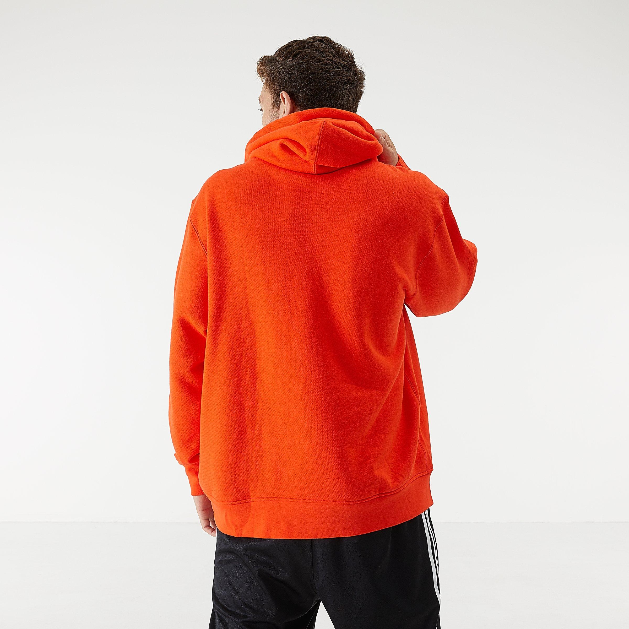 orange hoodie adidas