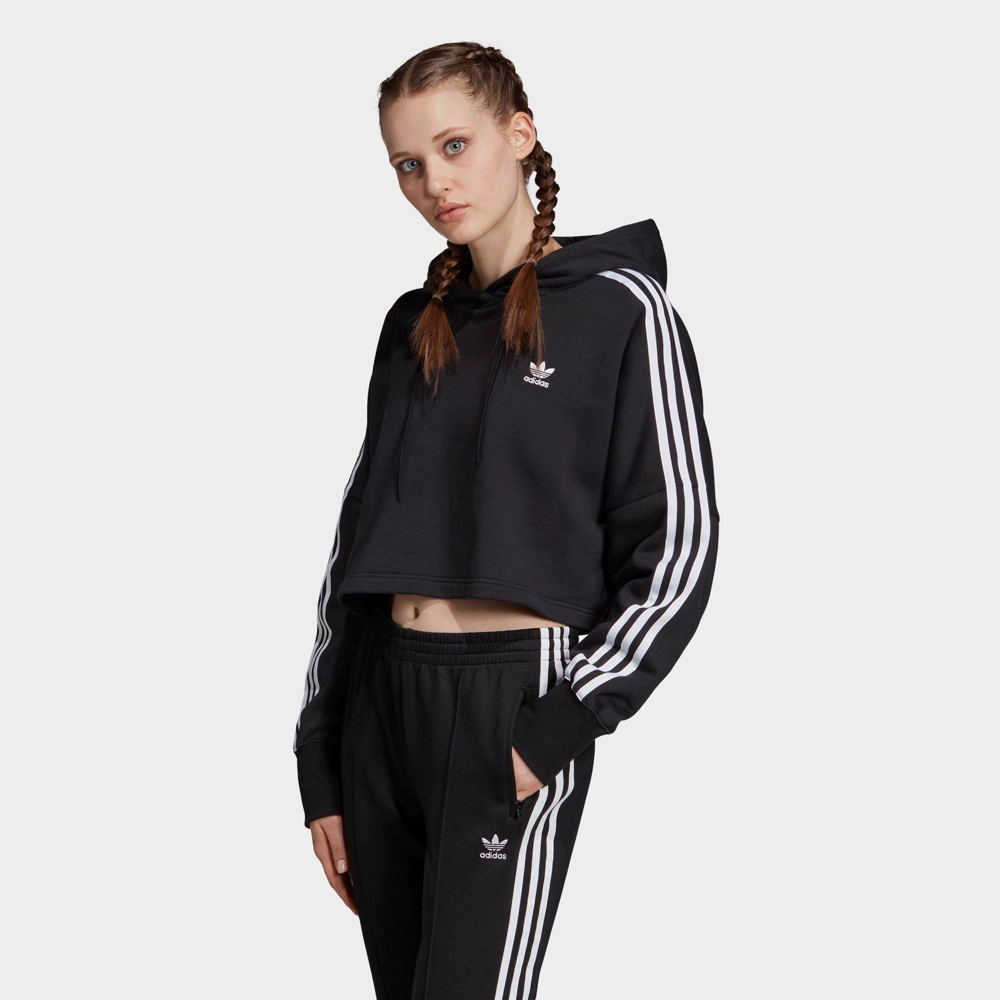 adidas originals 3 stripe hoodie