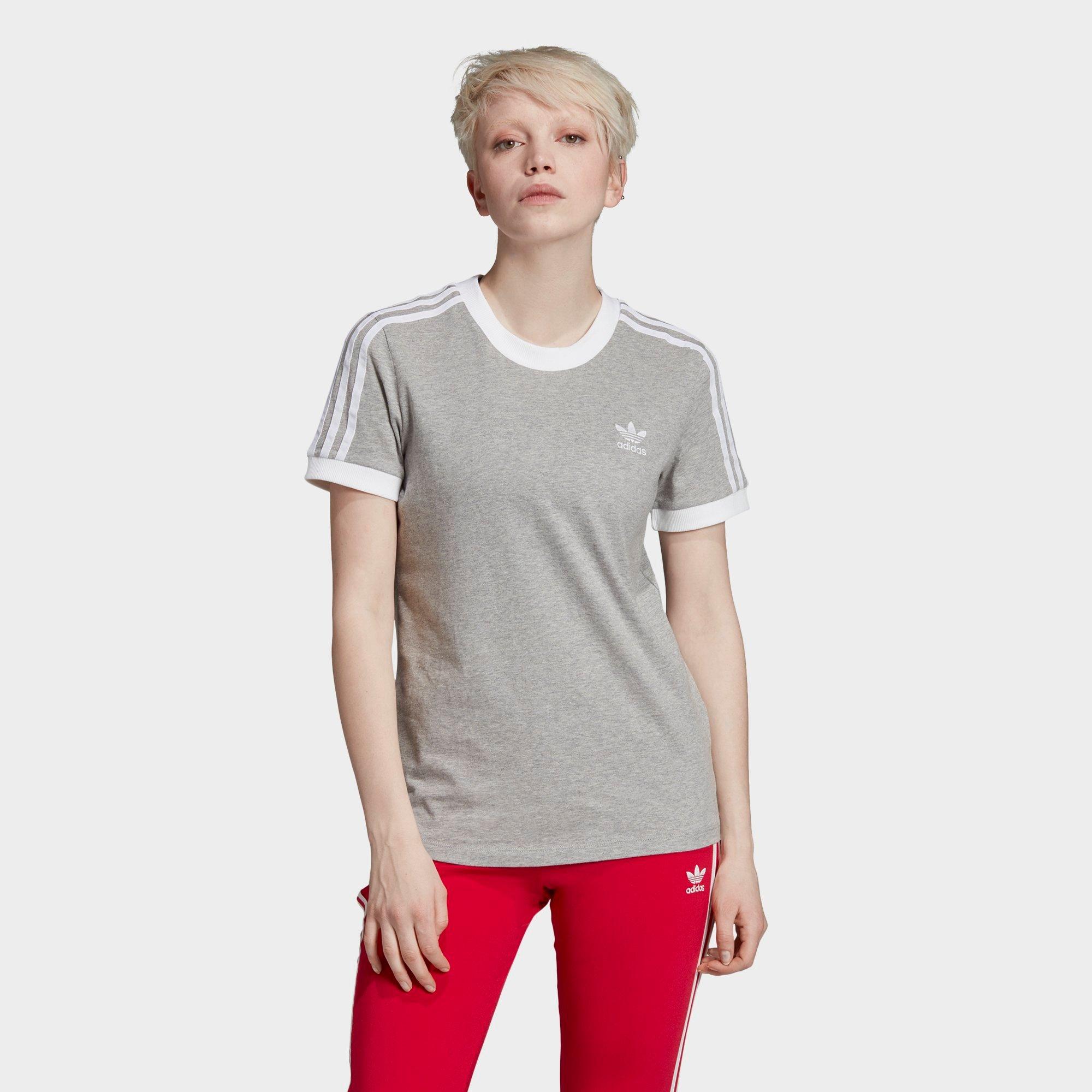 adidas originals 3 stripes t shirt women's