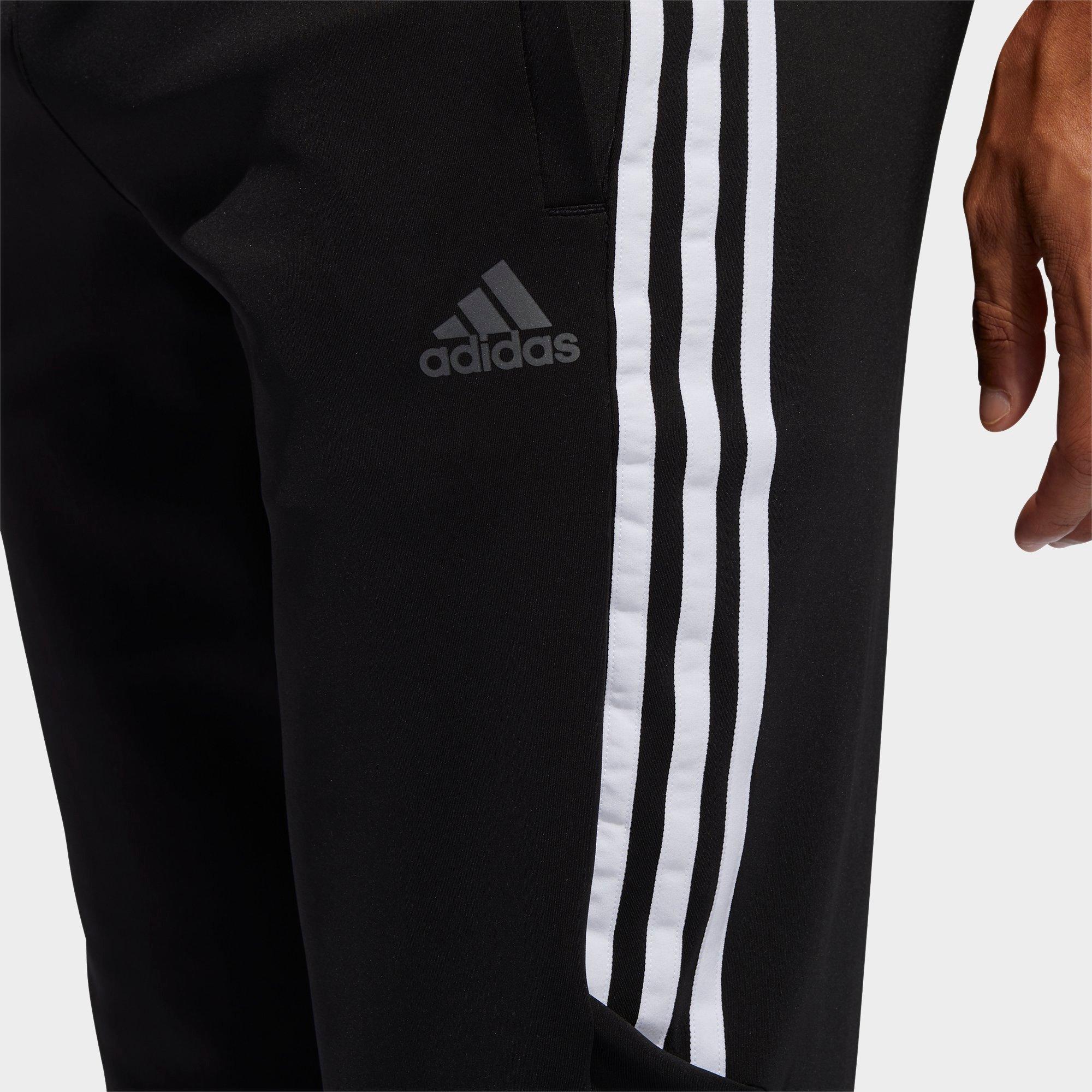 adidas half stripe joggers