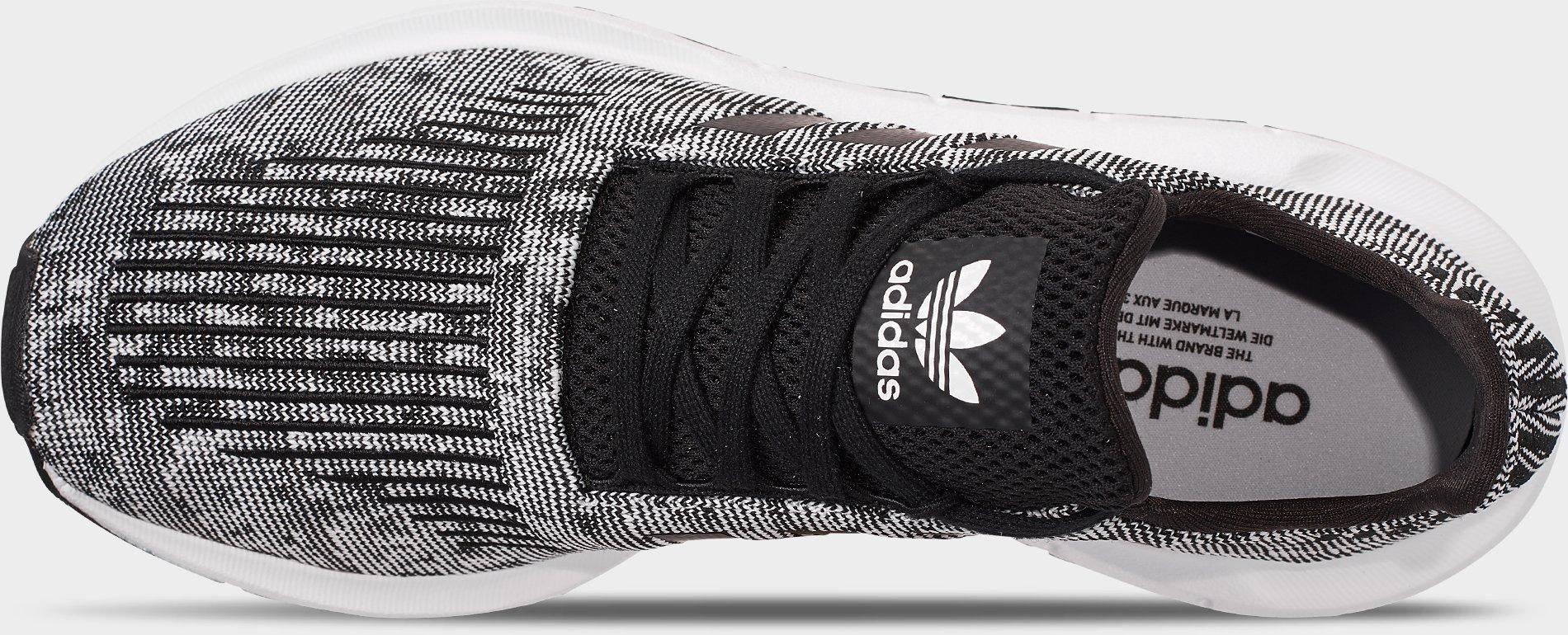 adidas swift run black white