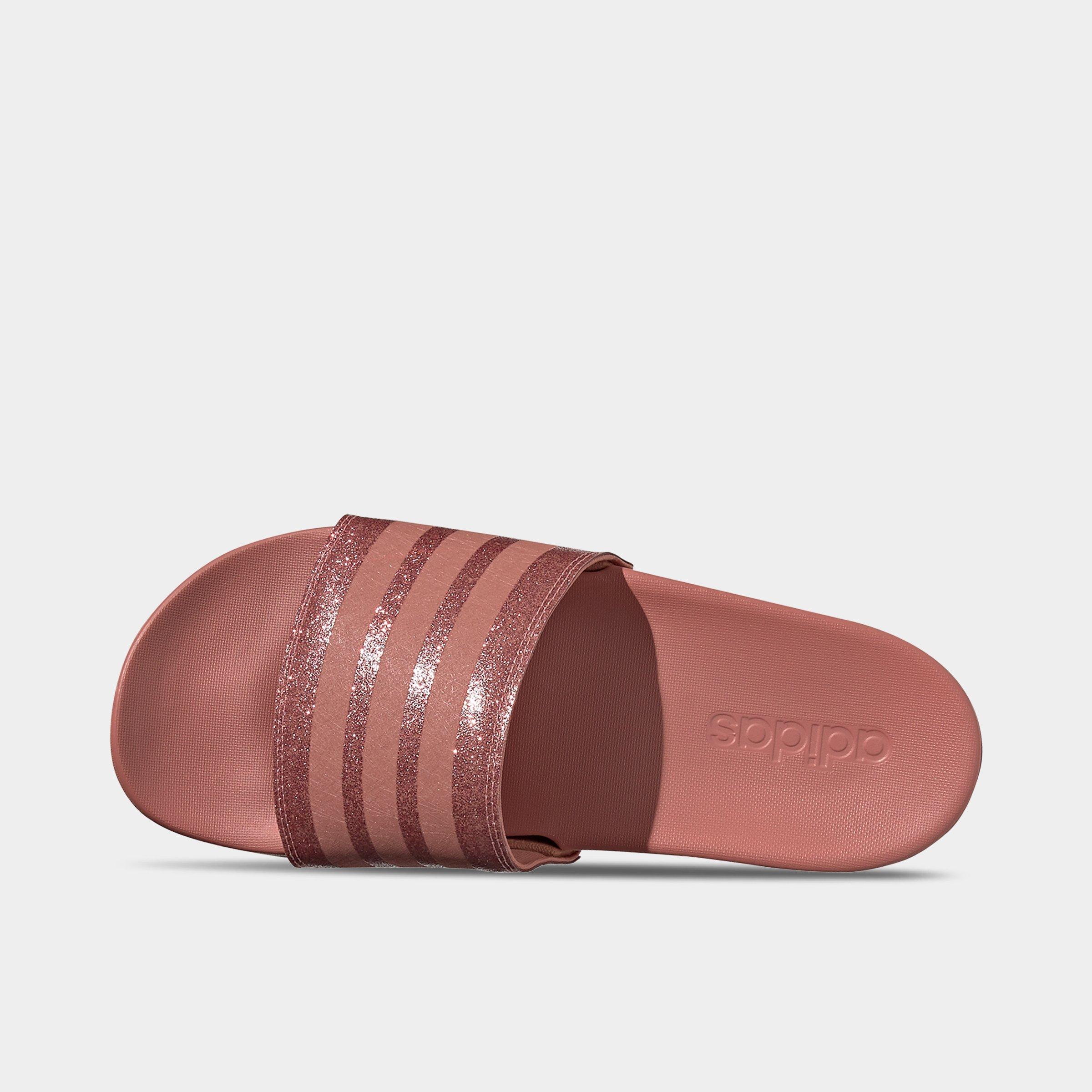 adidas adilette slides women's pink