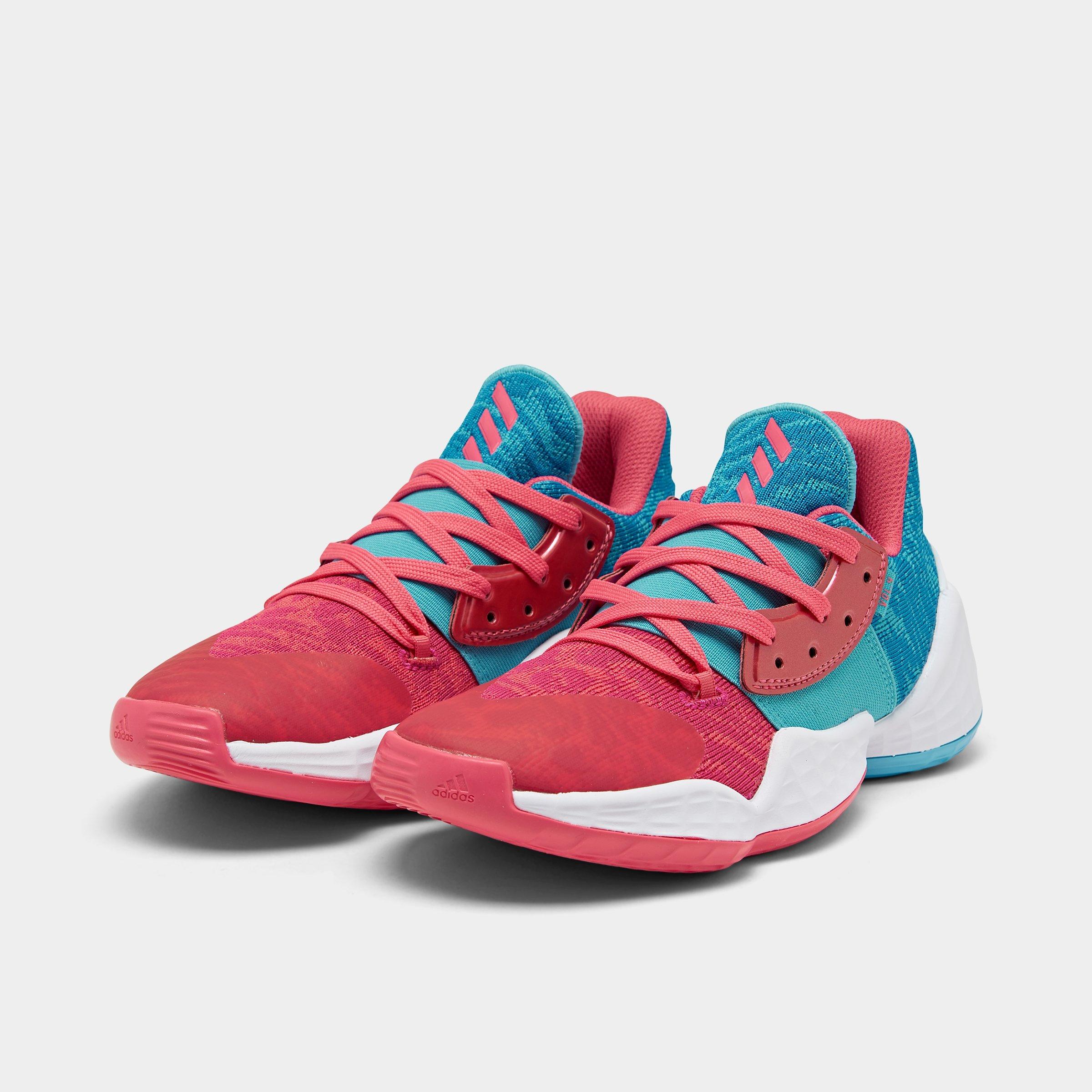 bright pink basketball shoes