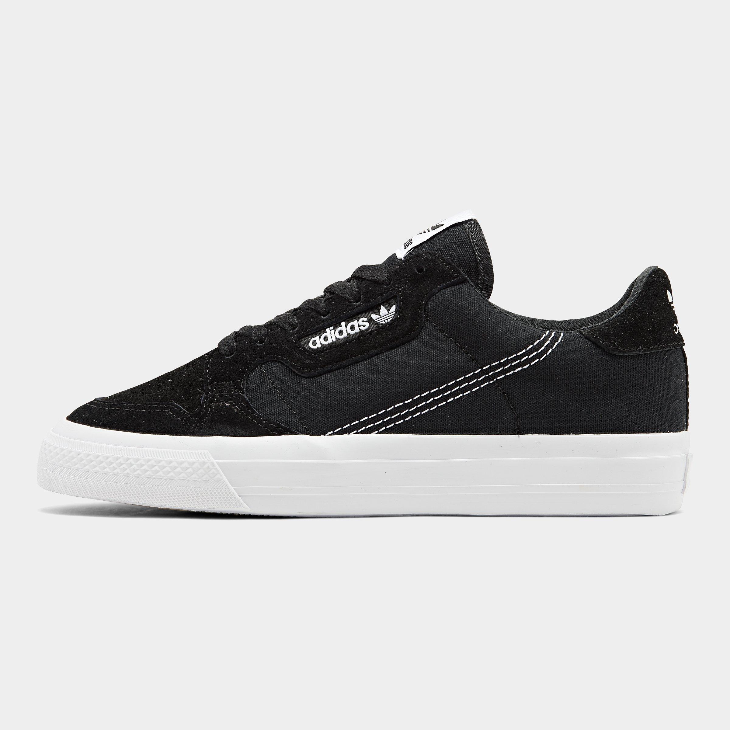 adidas continental vulc black