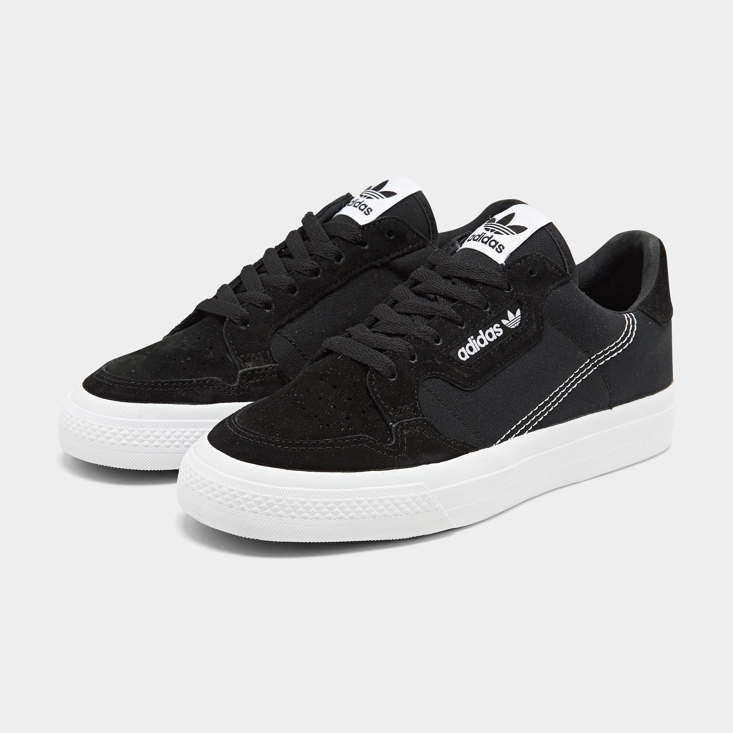 adidas continental vulc black