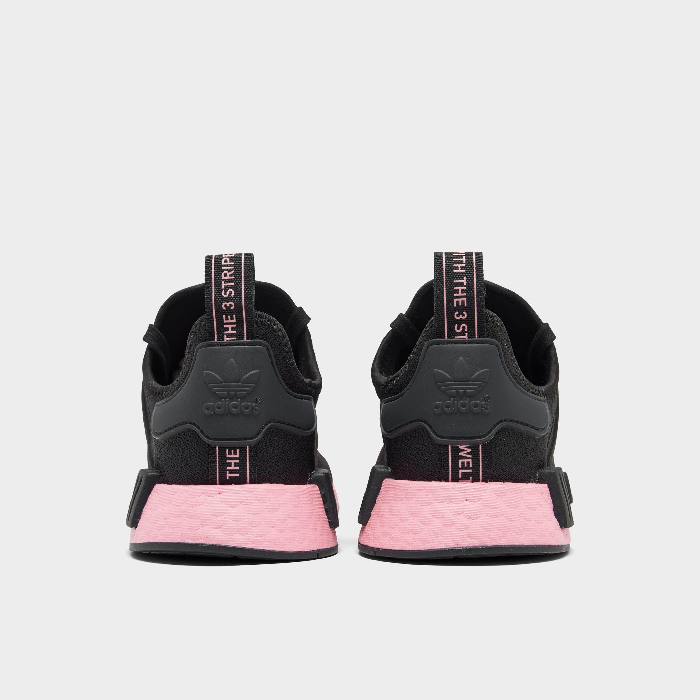 adidas originals nmd r1 sneakers in black and pink