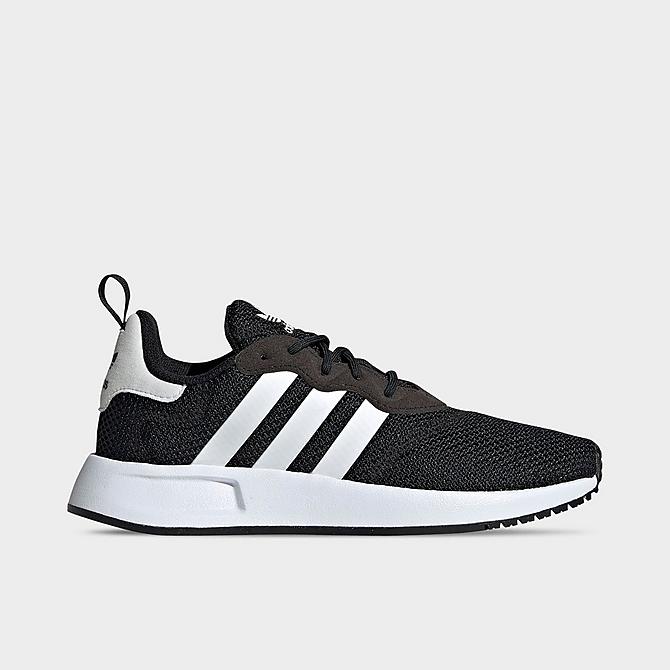 Left view of Boys' Big Kids' adidas Originals X_PLR Casual Shoes in Core Black/Cloud White/Core Black Click to zoom