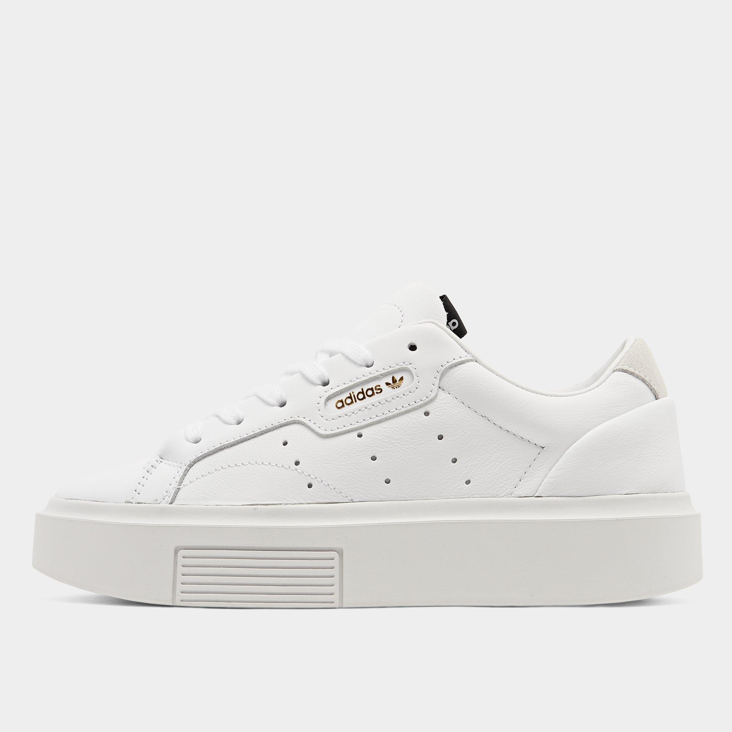 adidas sleek super shoes white