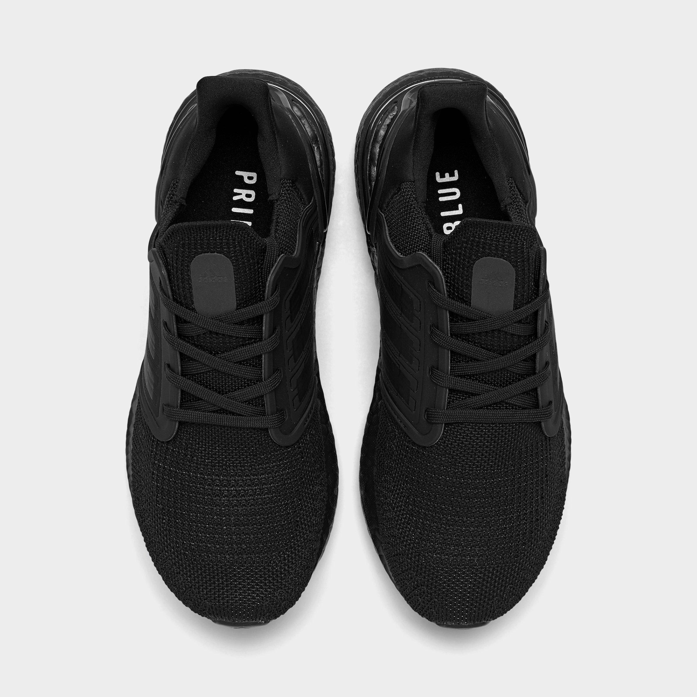 black and white adidas running shoes