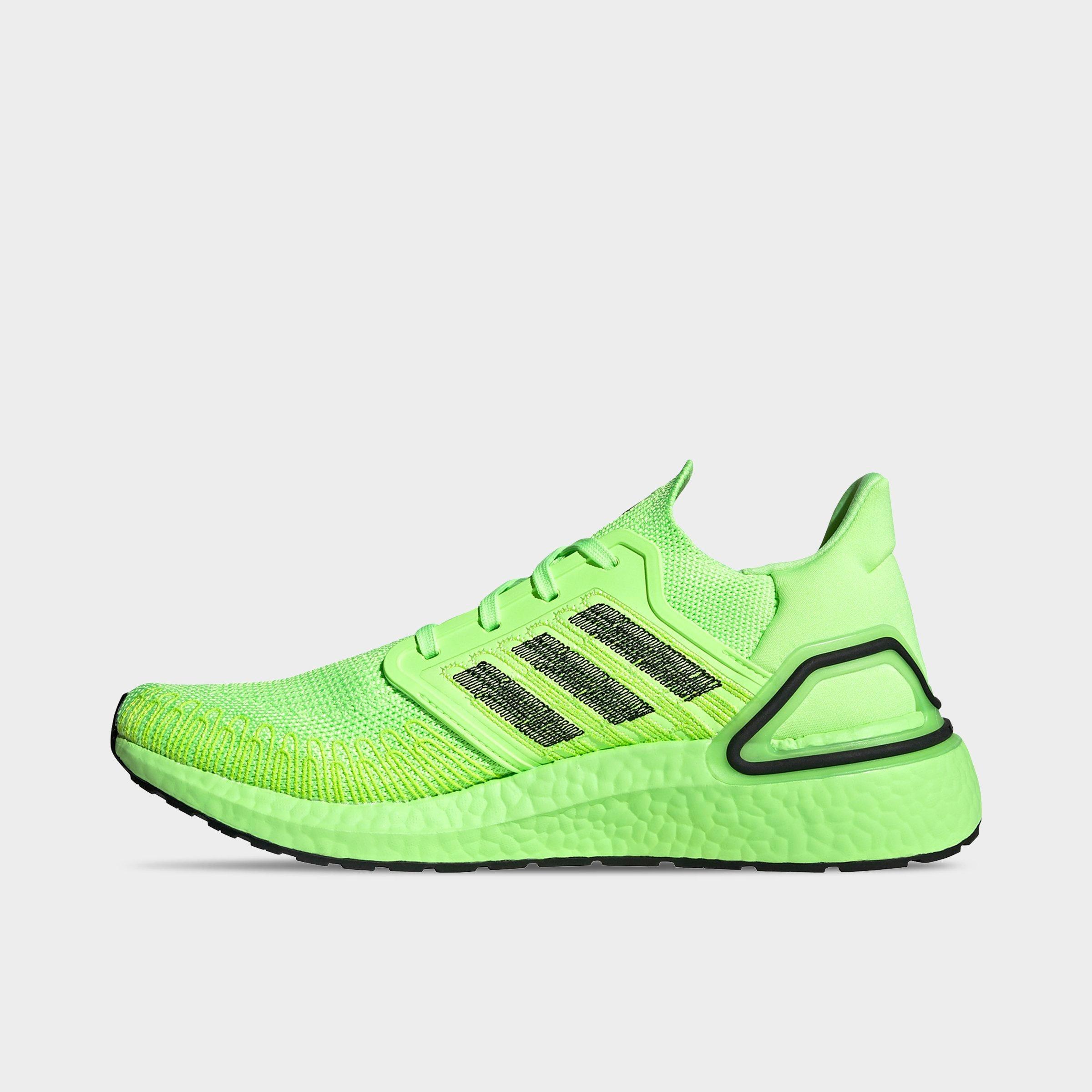 green adidas running shoes