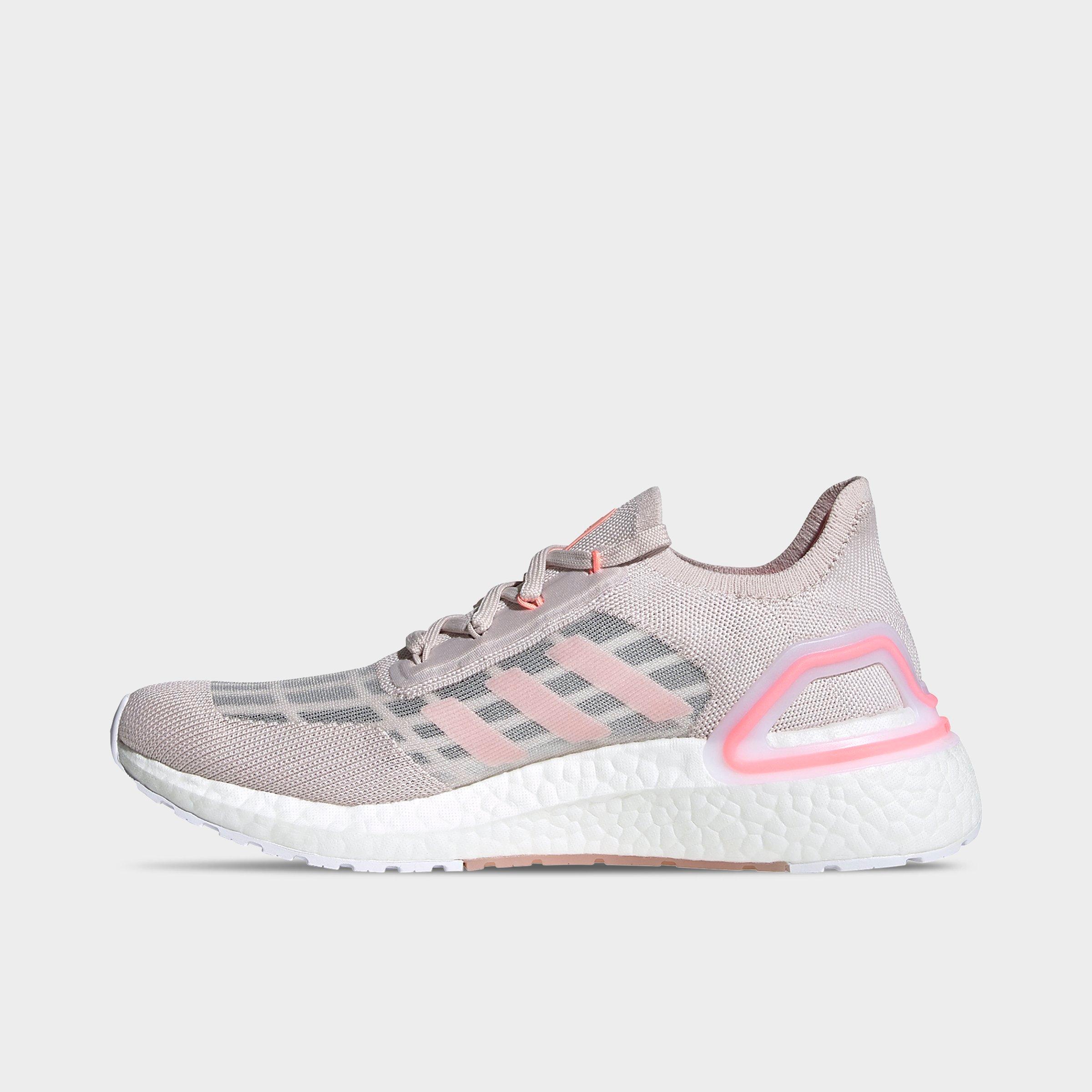 pink and white ultra boost