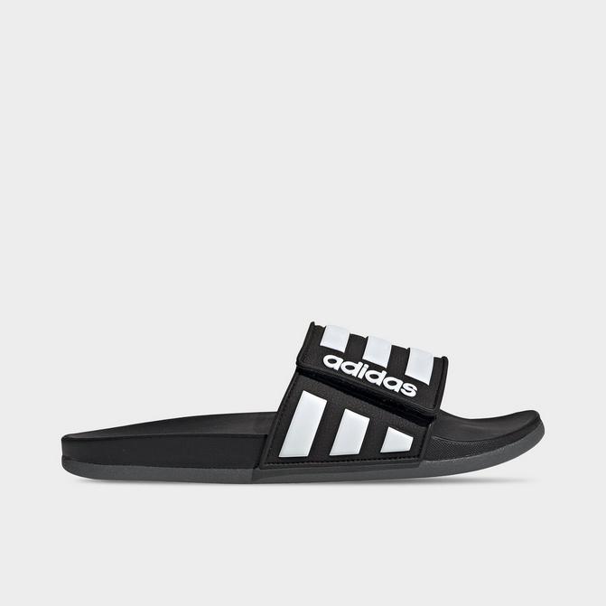Men's adidas Essentials Adilette Comfort Adjustable Slide Sandals| Finish  Line