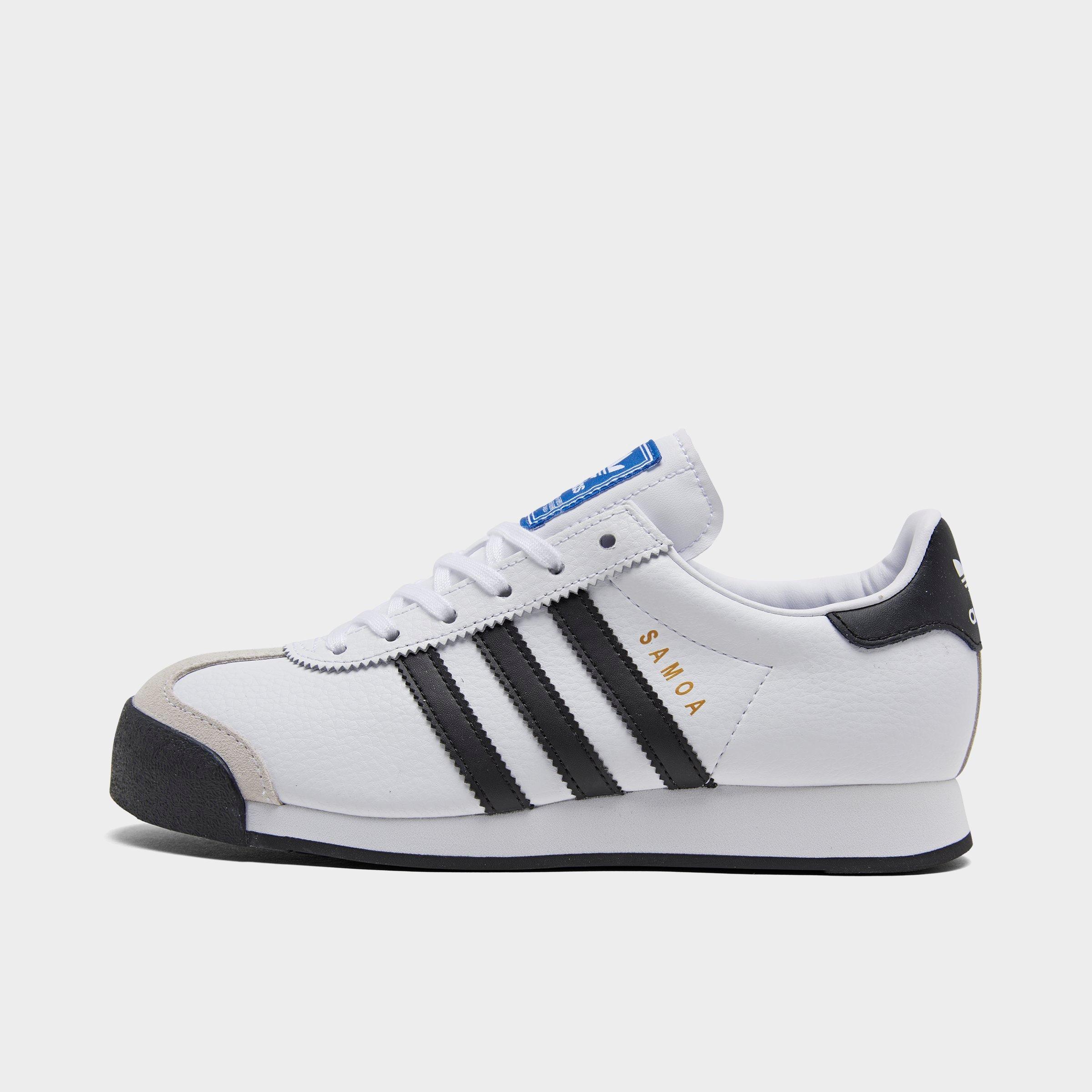 white adidas samoa