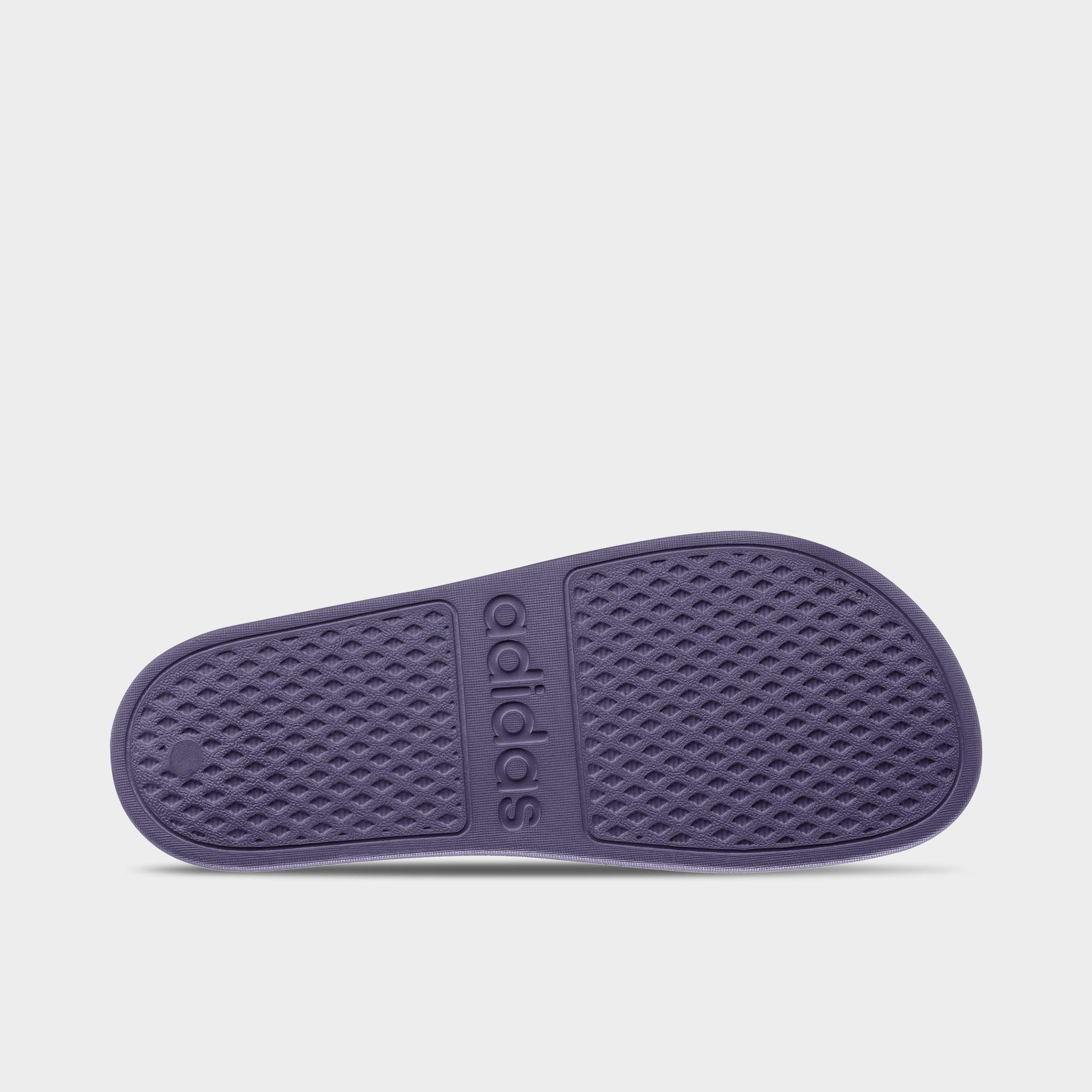 purple adidas sandals