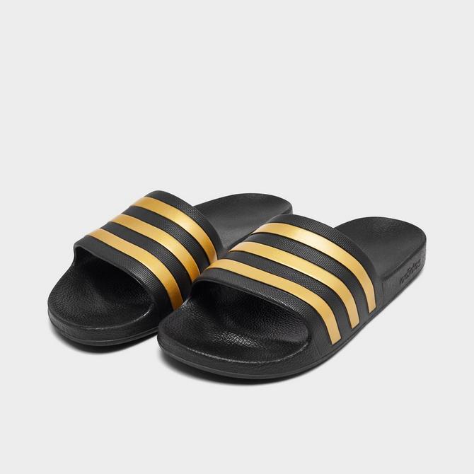 Womens yellow best sale adidas slides