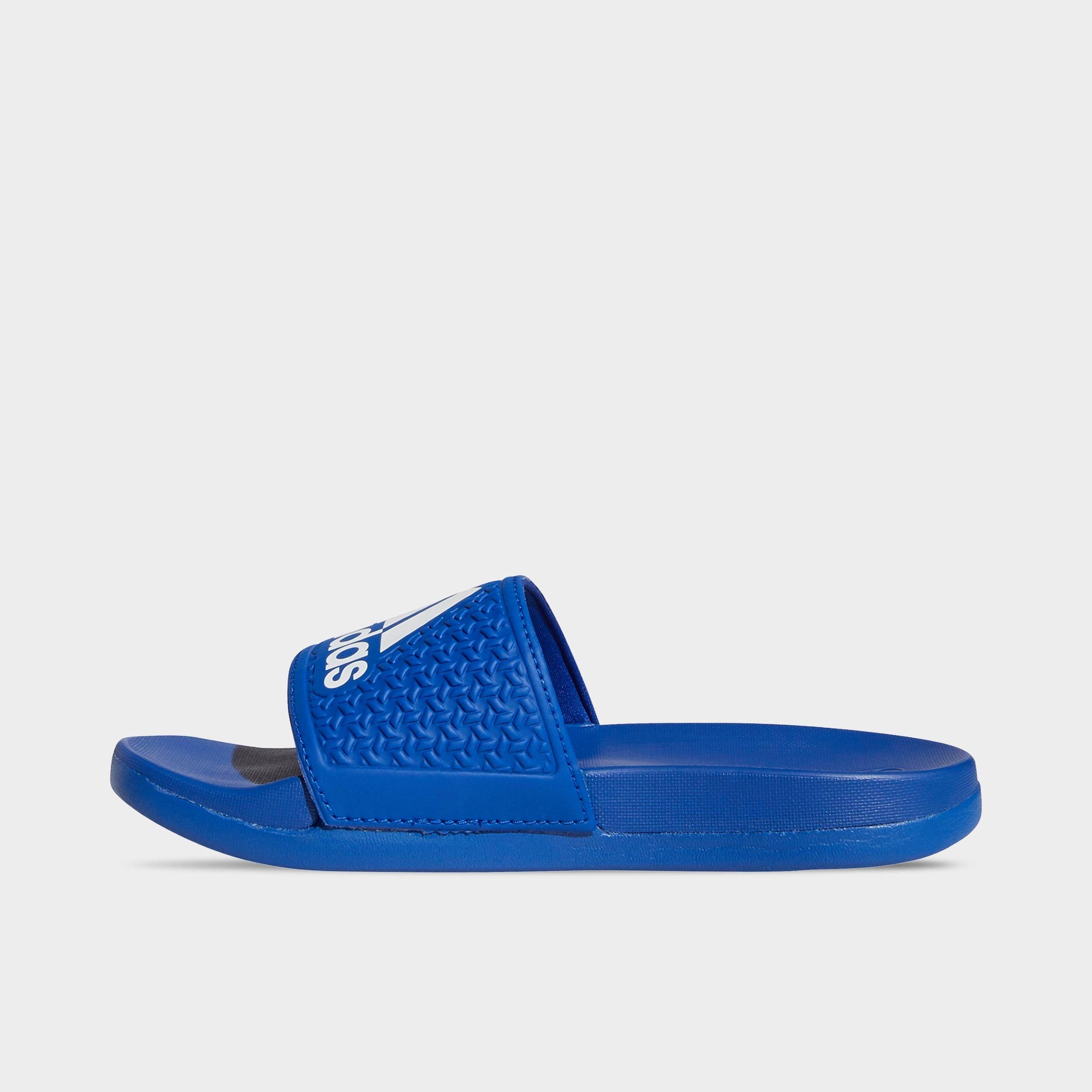 royal blue adidas slides