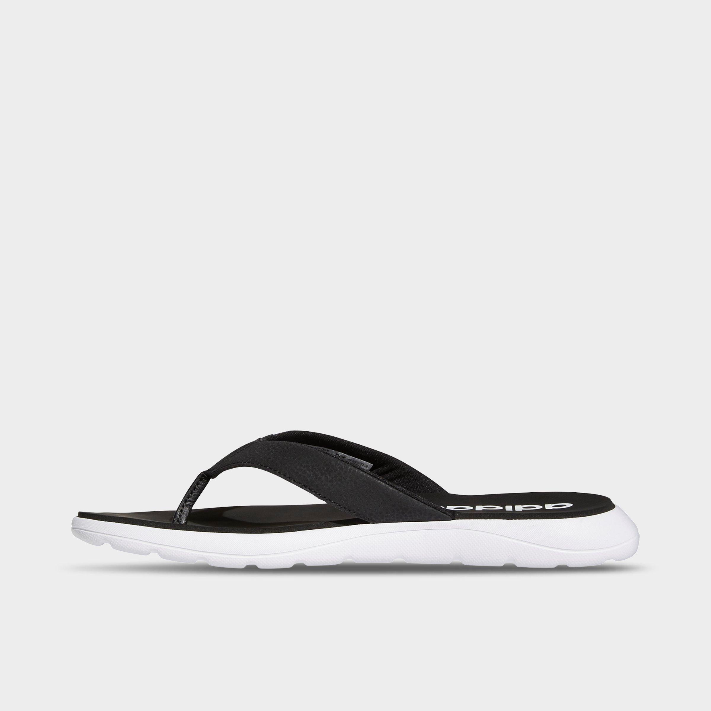 adidas gray thong flip flop