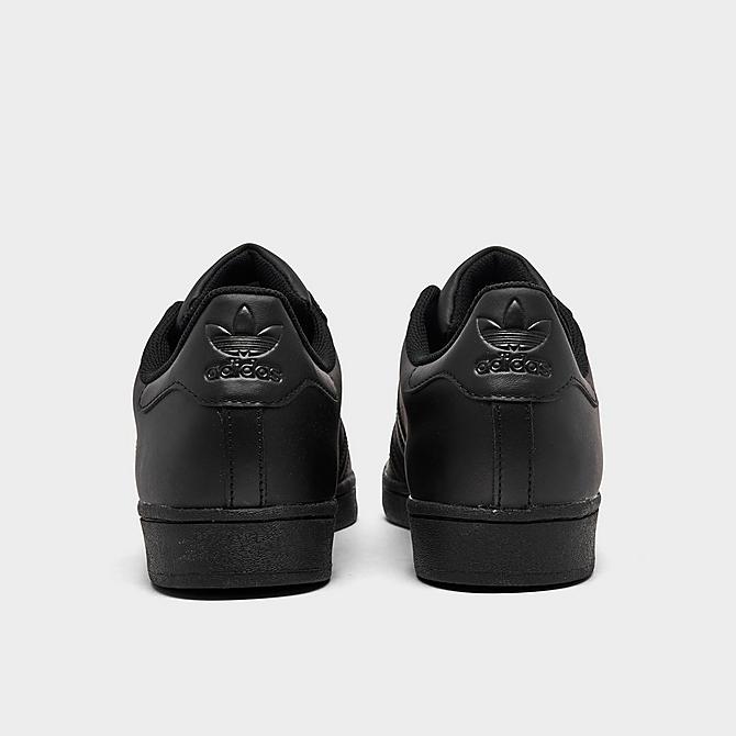 Left view of Men's adidas Originals Superstar Casual Shoes in Core Black Click to zoom