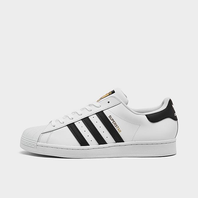 Right view of Men's adidas Originals Superstar Casual Shoes in Cloud White/Core Black/Cloud White Click to zoom