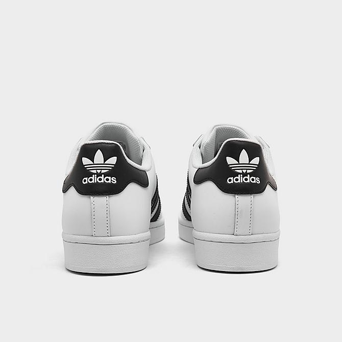 Left view of Men's adidas Originals Superstar Casual Shoes in Cloud White/Core Black/Cloud White Click to zoom