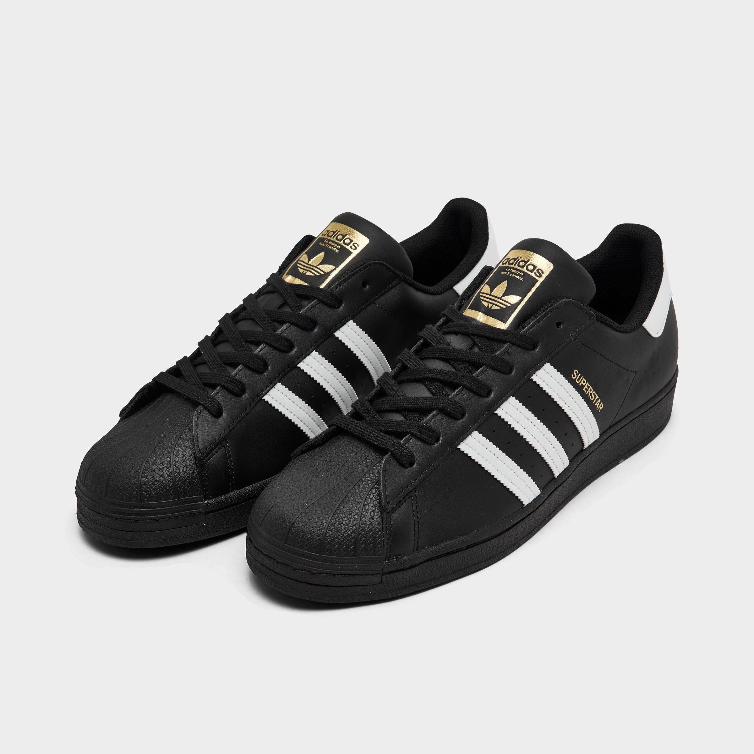 Mens black shell toe adidas