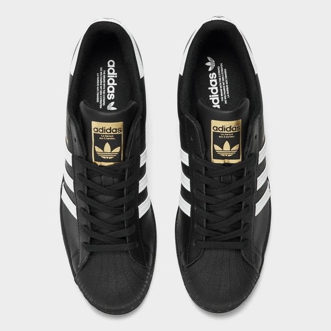 Adidas superstar hotsell black gold mens