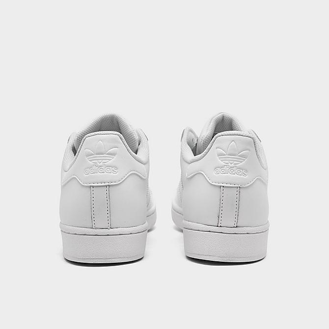 Left view of Men's adidas Originals Superstar Casual Shoes in Cloud White Click to zoom