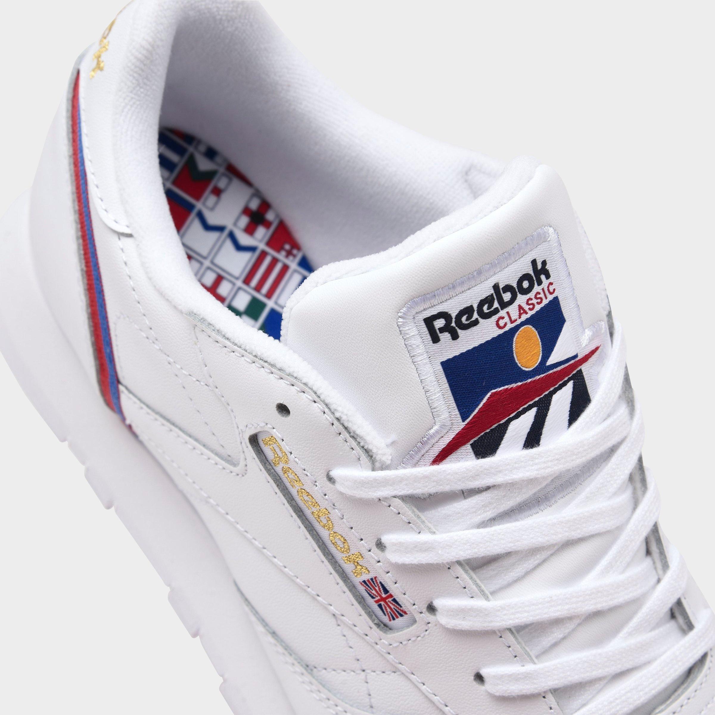 reebok classic leather white womens shoes