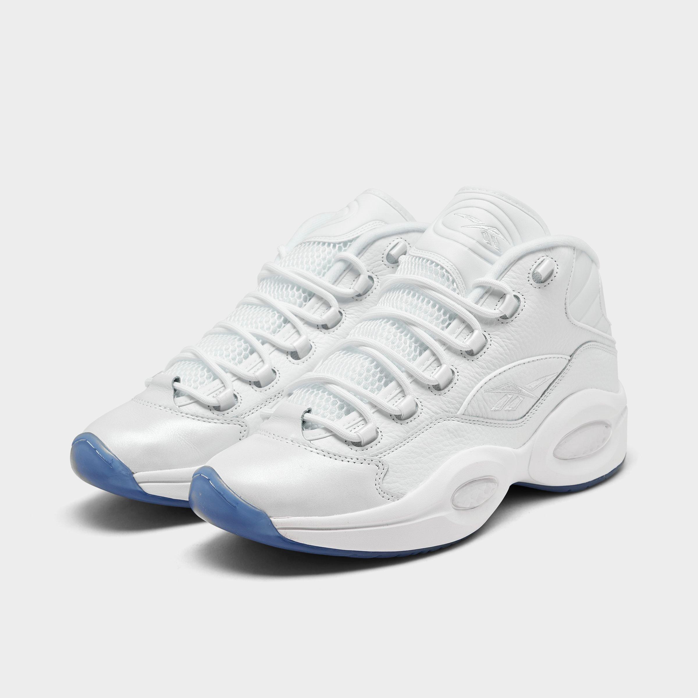 reebok question mid white