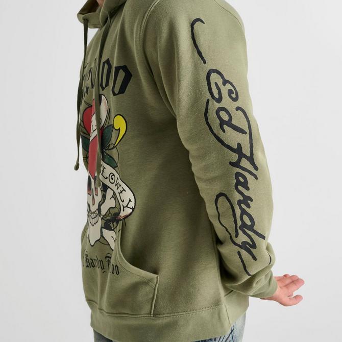 Men's Ed Hardy Love Kills Slowly Pullover Hoodie| Finish Line