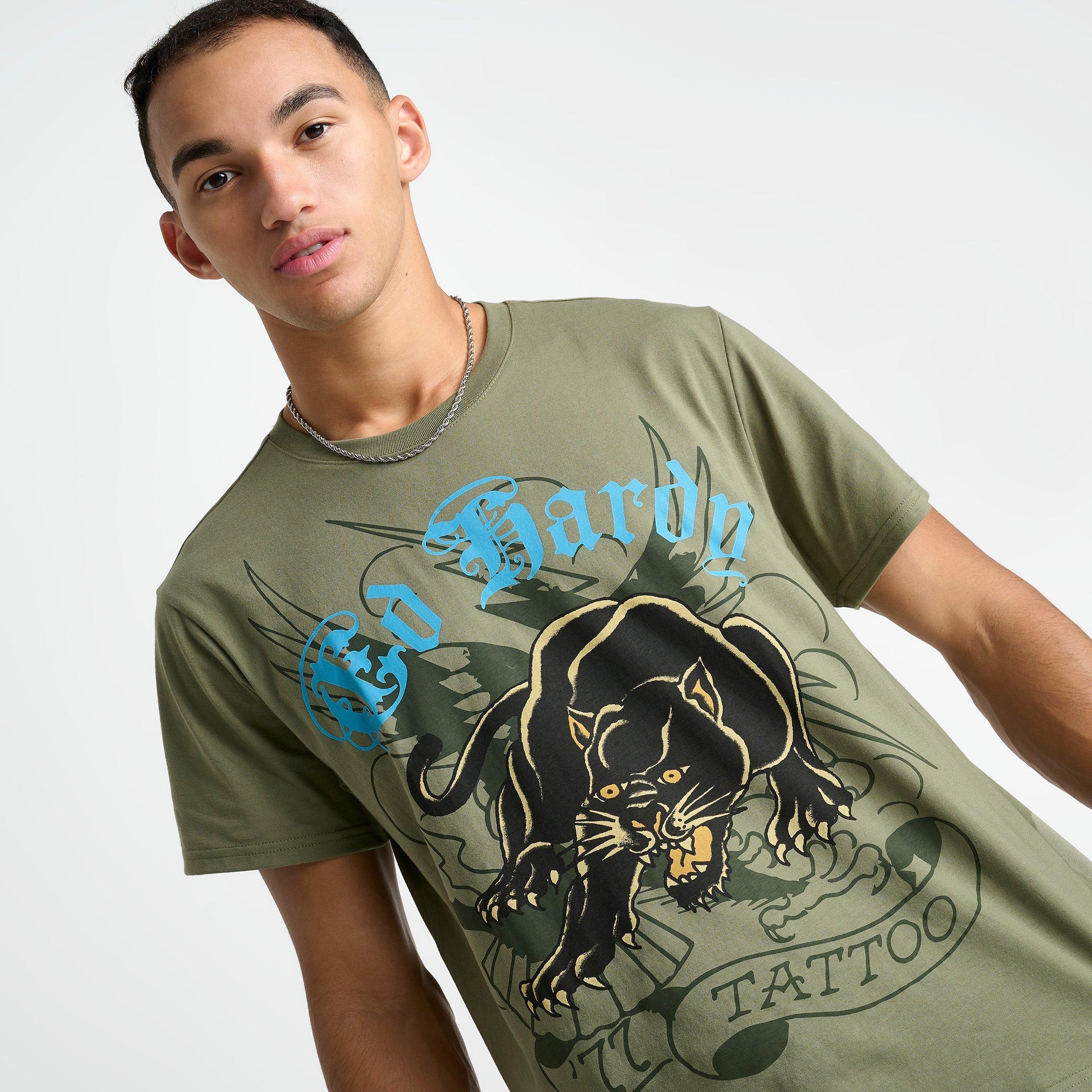 Men's Ed Hardy Crouching Panther Graphic T-Shirt