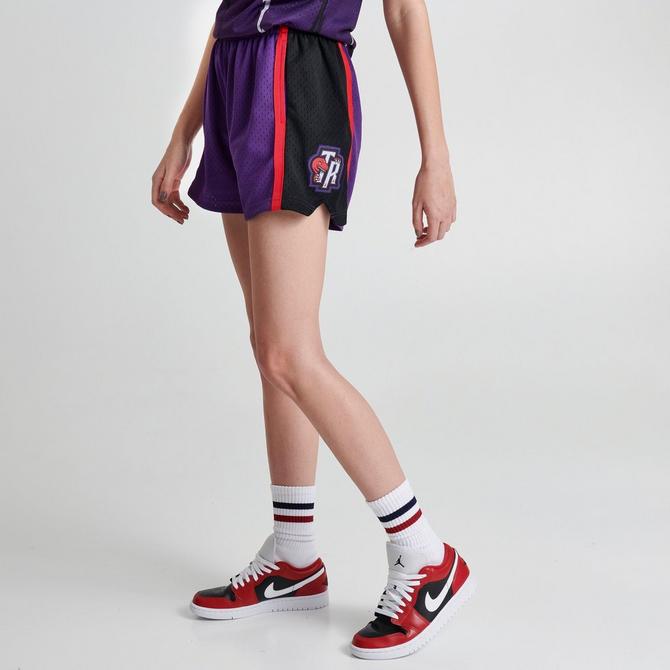 Adidas NBA Toronto Raptors Basketball Shorts Purple 