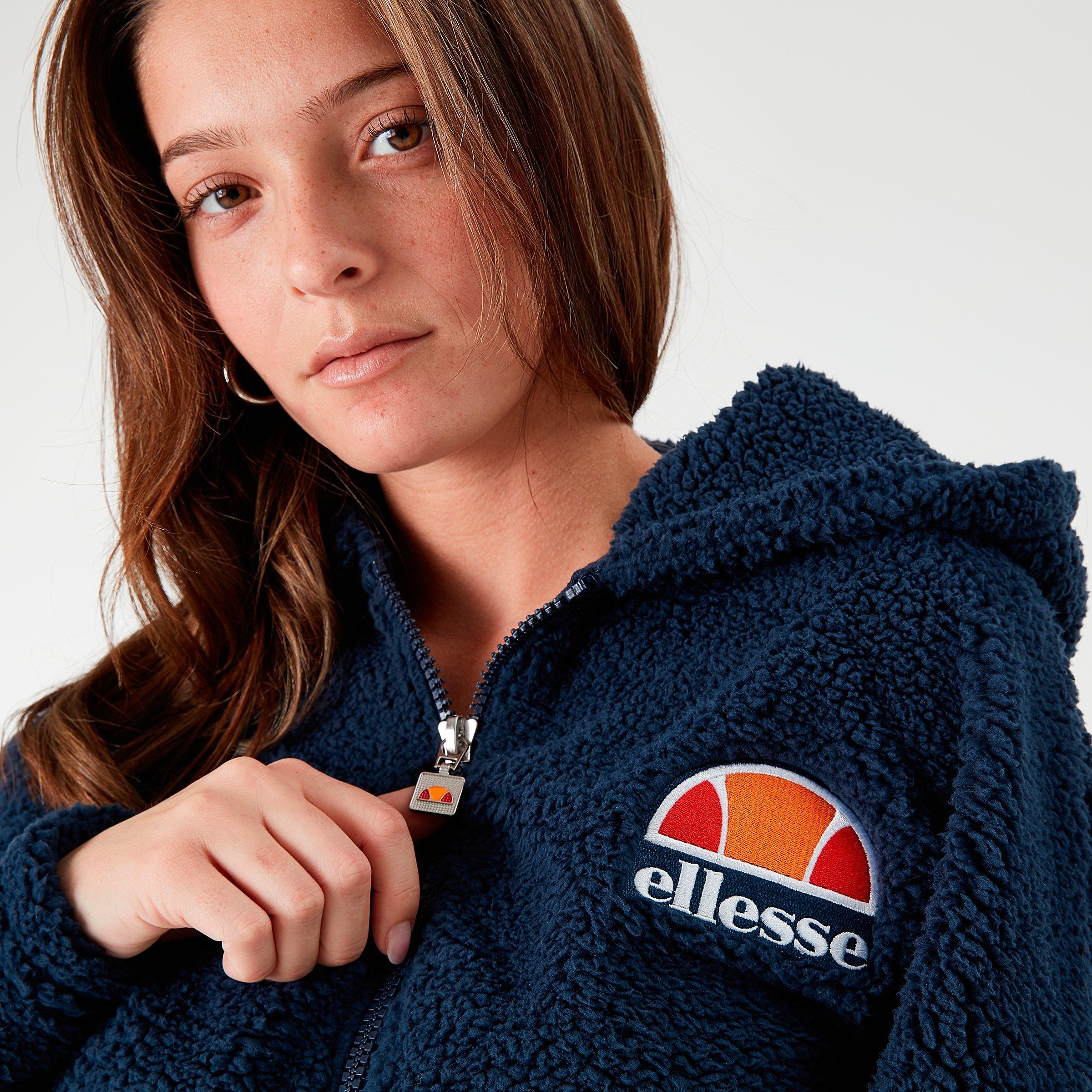 ellesse sherpa boyfriend overhead hoodie