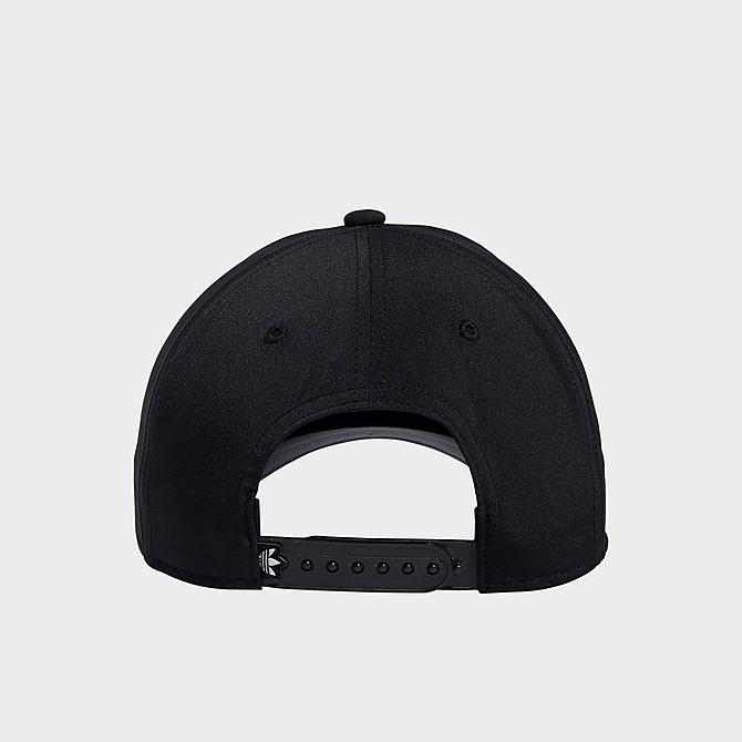 Left view of adidas Originals Beacon II Snapback Hat in Black/Onyx Click to zoom