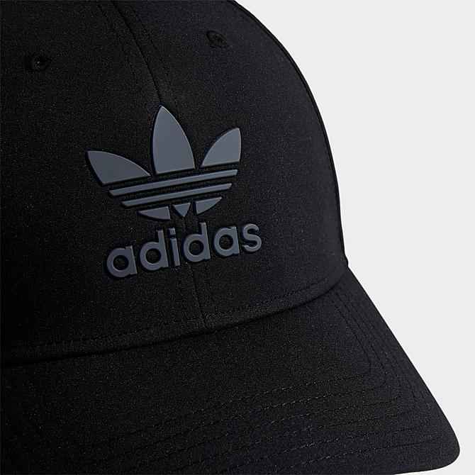 Back view of adidas Originals Beacon II Snapback Hat in Black/Onyx Click to zoom