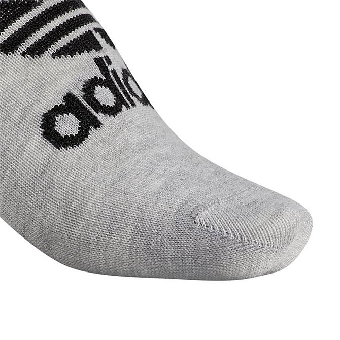 Alternate view of adidas Originals Classic Superlite Super-No-Show Socks (6-Pack) in White/Grey/Black Click to zoom
