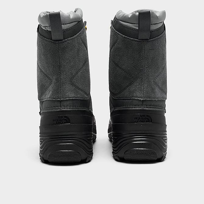 Left view of Big Kids' The North Face Alpenglow V Boots in Vanadis Grey/Meld Grey Click to zoom