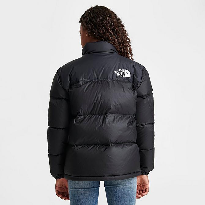 Back Right view of Kids' The North Face 1996 Retro Nuptse Jacket in Black Click to zoom