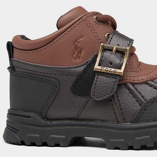 Front view of Boys' Toddler Polo Ralph Lauren Dover Boots Click to zoom