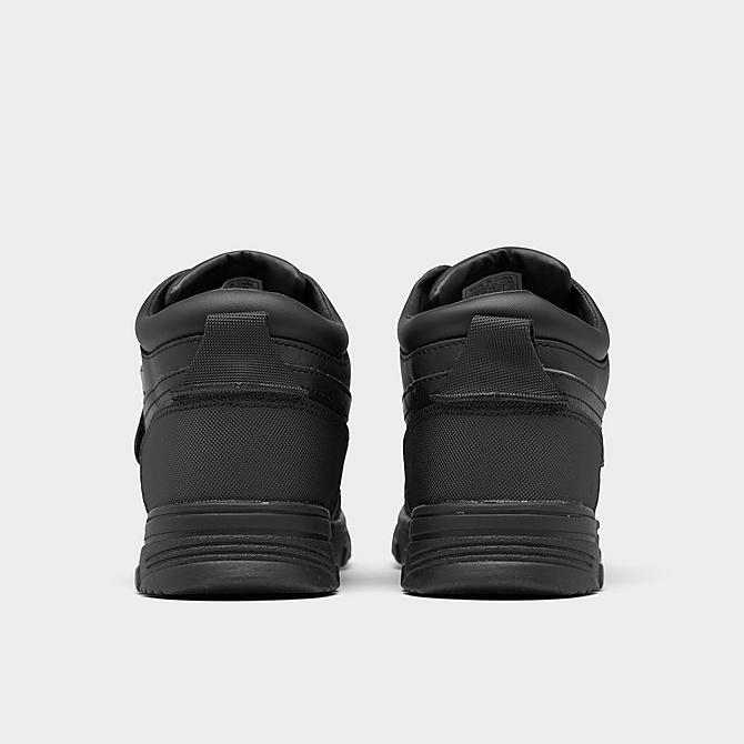 Left view of Boys' Little Kids' Polo Ralph Lauren Dover Boots in Black Click to zoom