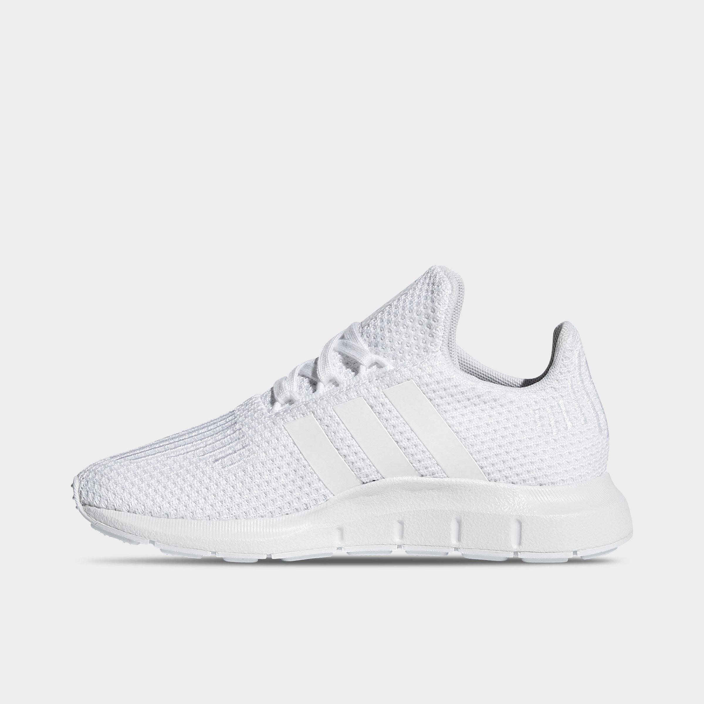 adidas swift run white youth