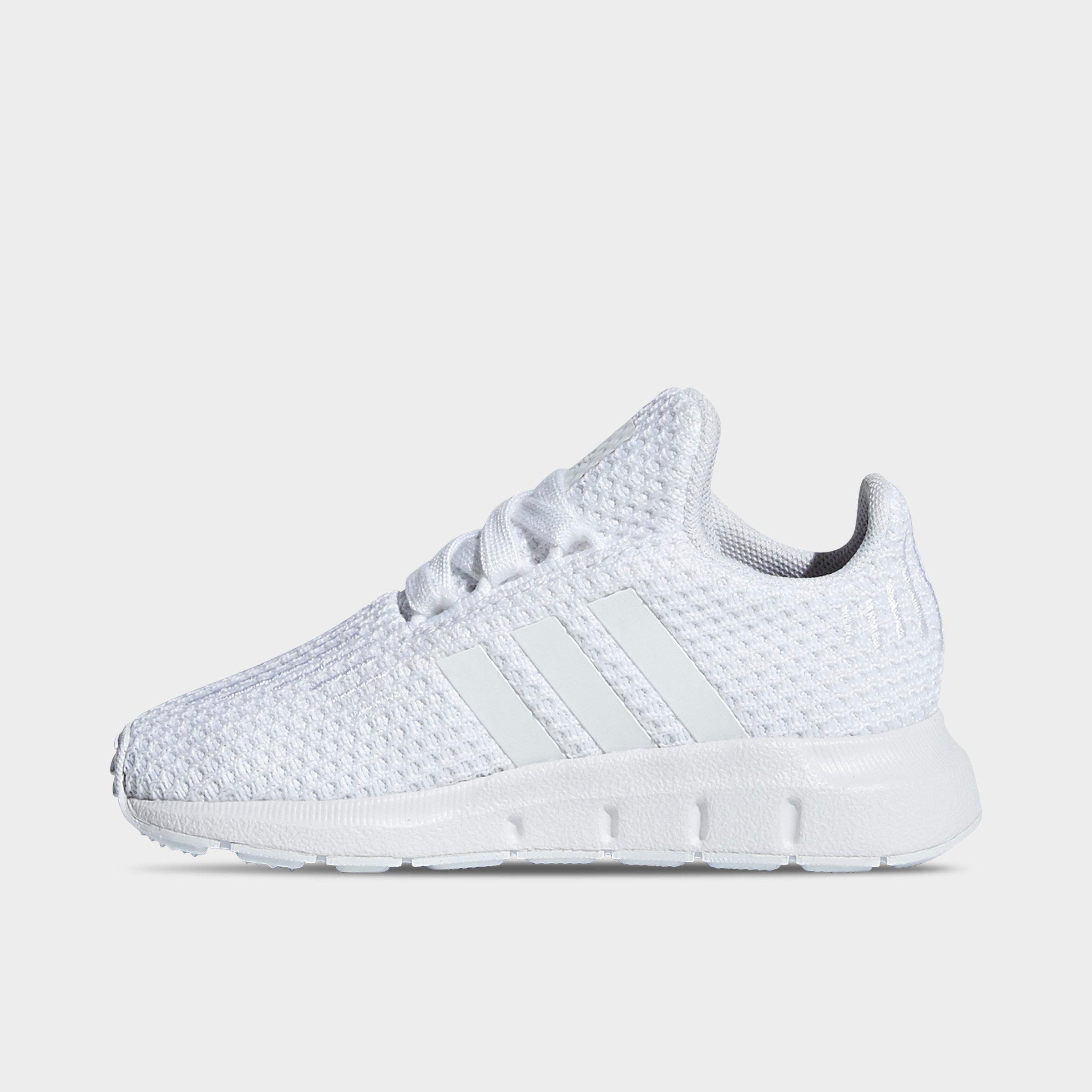 white adidas youth shoes