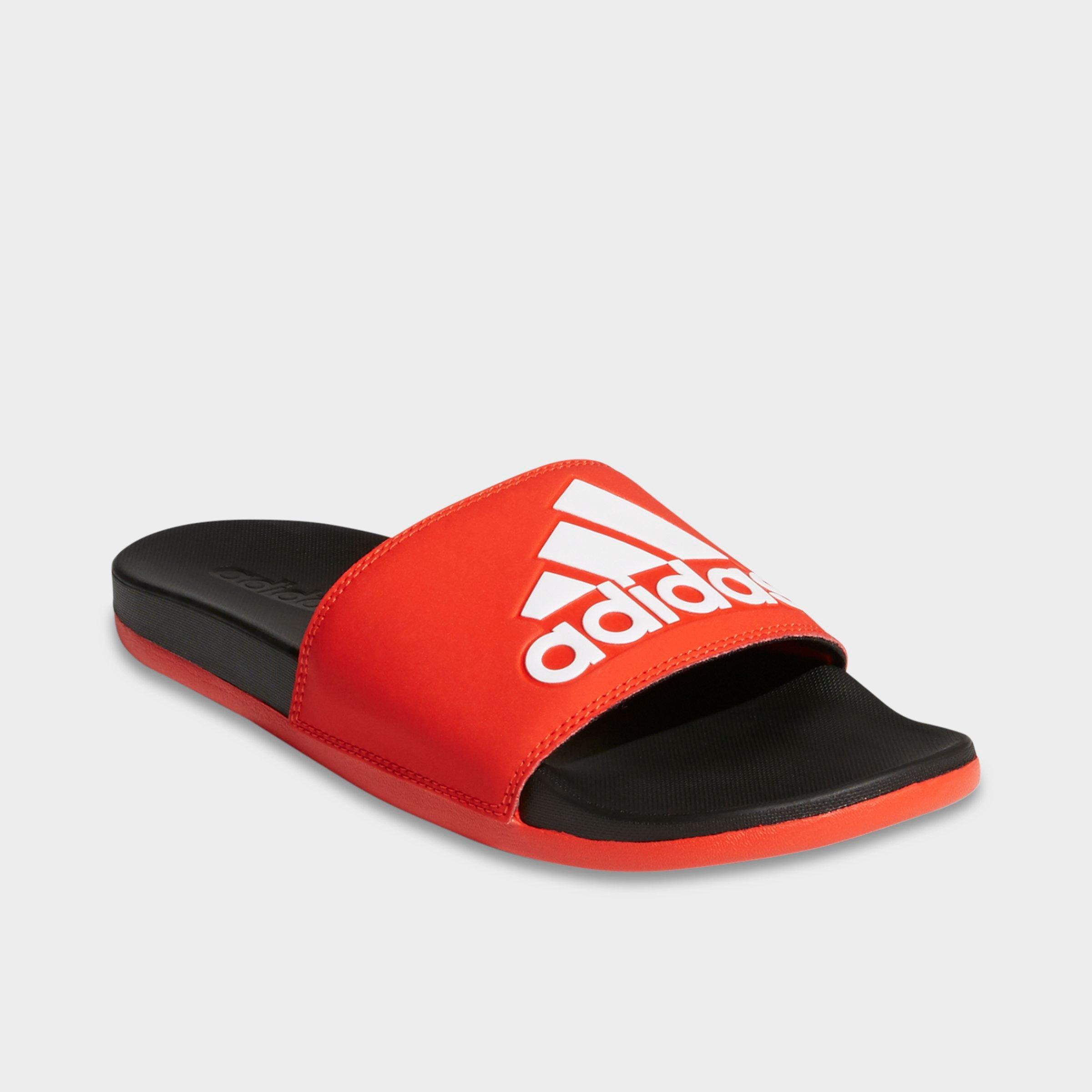 adidas adilette cloudfoam red
