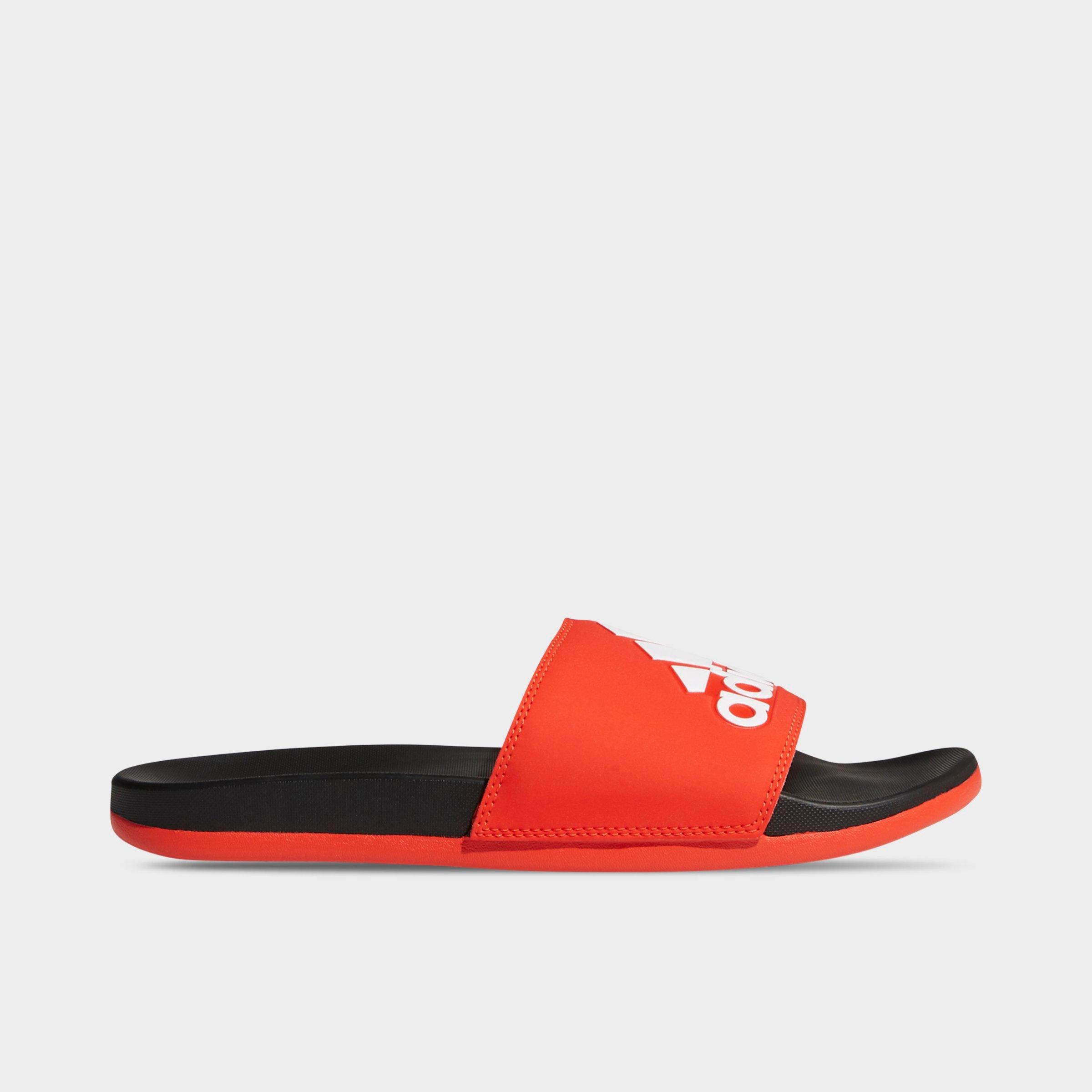 adidas adilette cloudfoam red