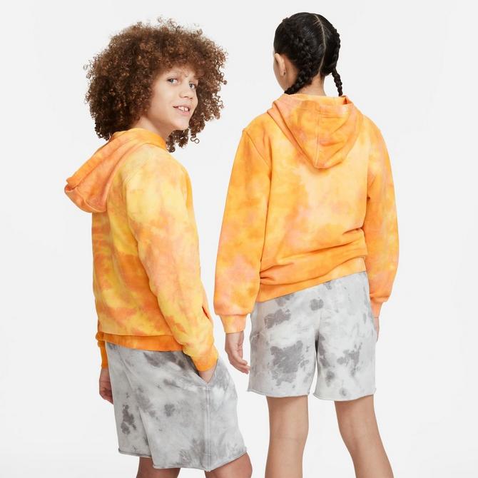 Nike Sportswear Club Big Kids' Tie-Dye Pullover Hoodie