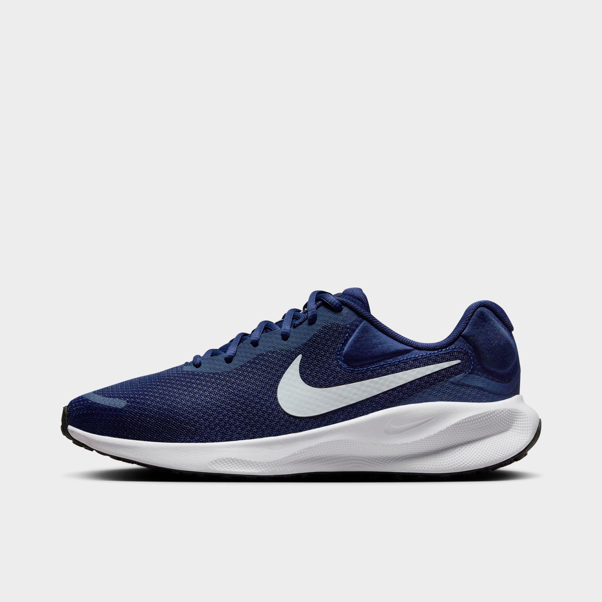 Black And Blue Nike Running Shoes Men's Nike Revolution Road